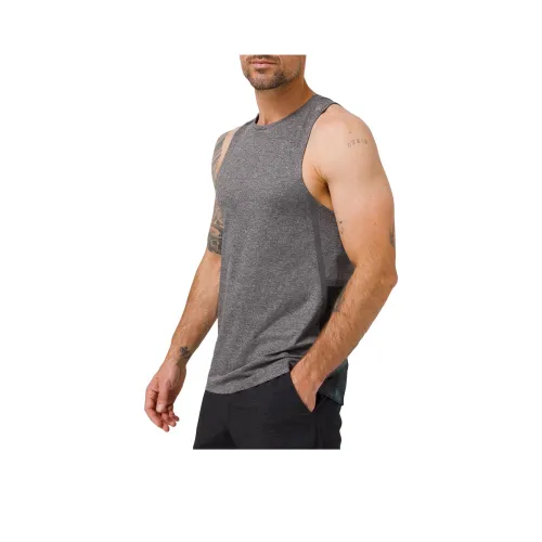 lululemon Fast and Free Майка Мужская Серого цвета
