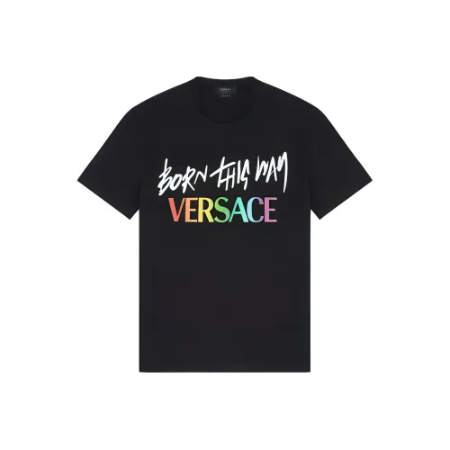 VERSACE x LADY GAGA VERSACE T-Рубашка Унисекс Черная