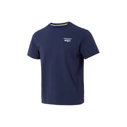 Skechers Comfort Sports Series T-Shirt Мужской Морской Синий 00DU