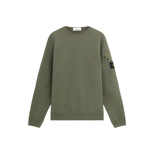 STONE ISLAND Свитшот Унисекс Зеленый