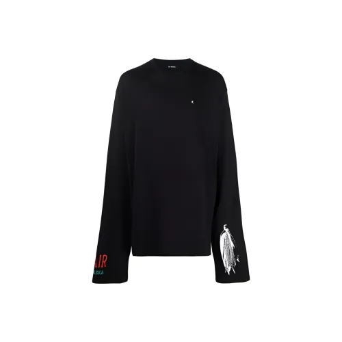 Raf Simons Черные Мужские T-Рубашки