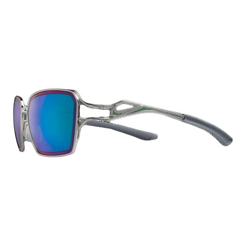 nike Металл Силикон Прямоугольный Солнцезащитные очки Унисекс Серебряный