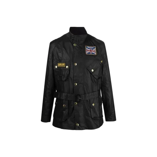 BARBOUR Мужские черные куртки
