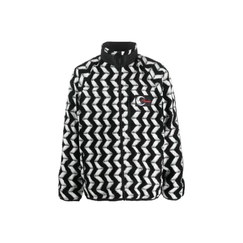 PLEASURES Куртка Мужская Черно-Белая