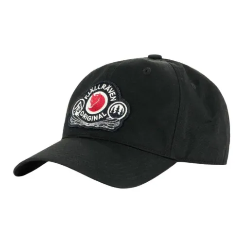 Fjallraven Переработанный полиэстер полиэстер хлопок металлические кепки унисекс черный
