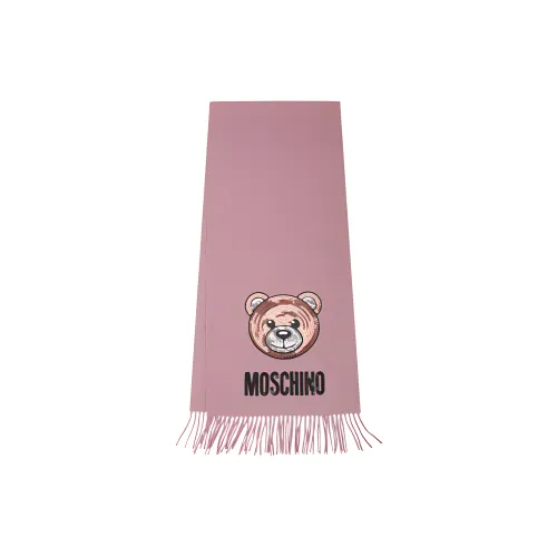 MOSCHINO Шарфы из шерсти Wool Knit Розовые Женские