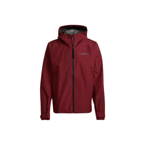 Adidas Кирпично-красный Мужские Куртки