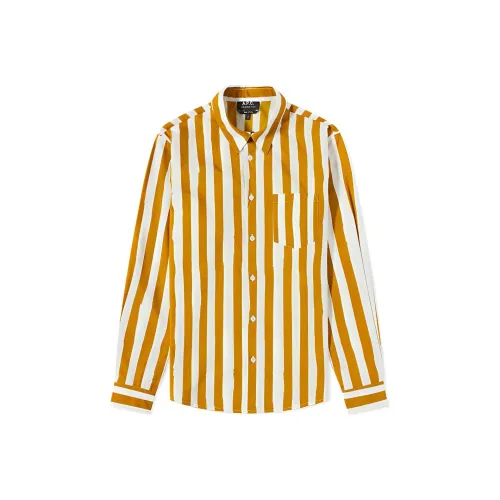 A.P.C. Joint Paragraph Многоцветные Мужские Рубашки