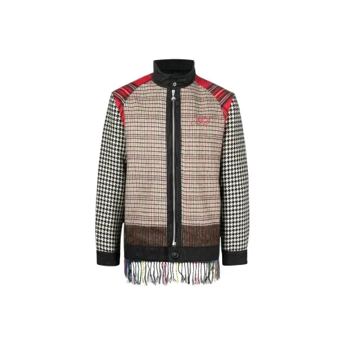 Marine Serre Коричневый Мужской Куртки