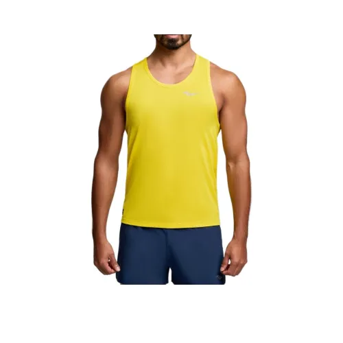 Saucony Stopwatch Singlet Майка Мужская Желтая