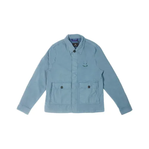 PS By Paul Smith PS Smile Джинсовый Синий Мужской Куртки