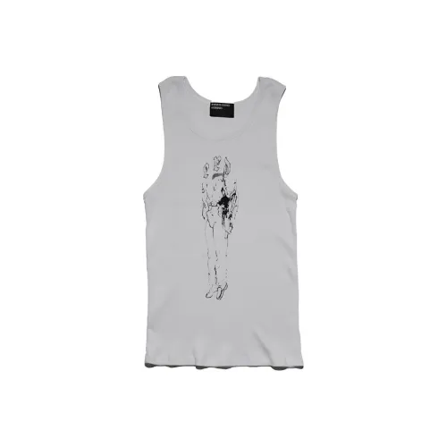 ENFANTS RICHES DEPRIMES SS25 Топ без рукавов Мужской Белый