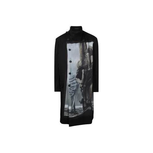 Yohji Yamamoto Черные Мужские Куртки