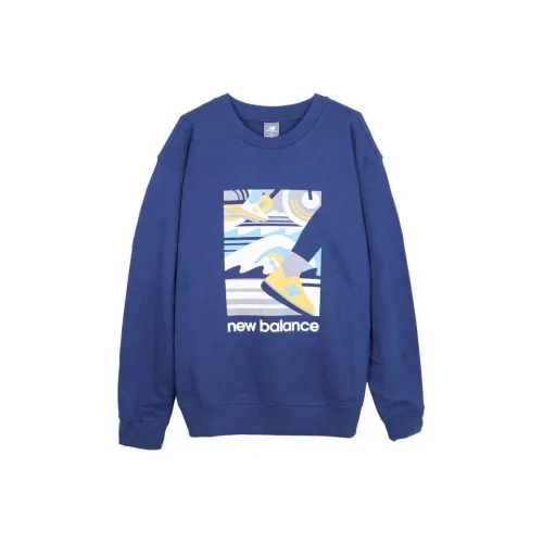 New Balance NB Толстовка Мужская Темно-синяя