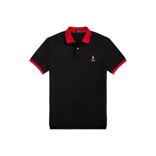 Черное мужское поло Polo Ralph Lauren