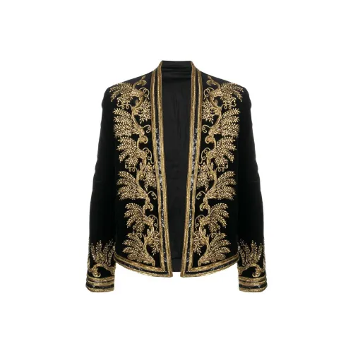 BALMAIN Мужские черные куртки