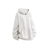 Серый кардиган с флисовой подкладкой, стиль Dirty Positioning