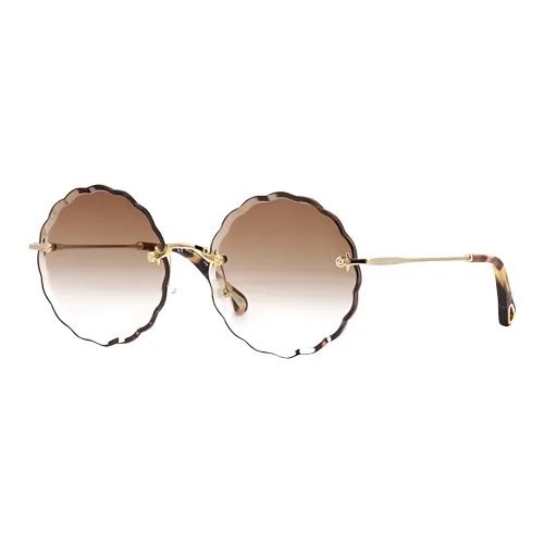 Chloe Металл Нерегулярная форма Солнцезащитные очки Женские Коричневый