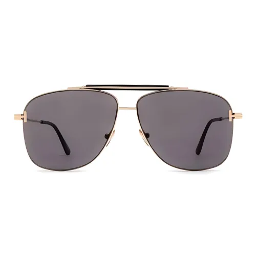 TOM FORD Солнцезащитные очки Золотые Мужские