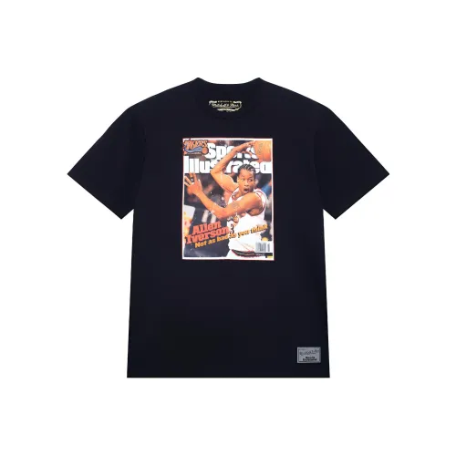 MITCHELL NESS SS23 T-Shirt Унисекс Черный