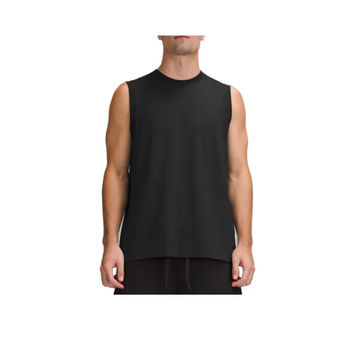 lululemon Мужские майки черного цвета