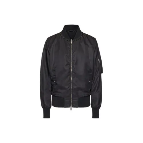 Valentino FW22 Куртки и Пальто Мужской Черный