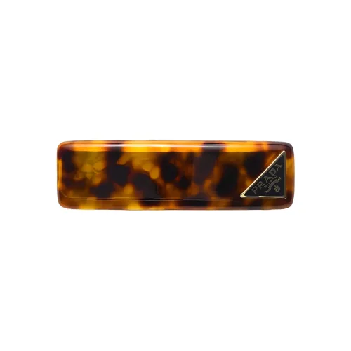 PRADA Акриловые заколки для волос Женские Черепаховый