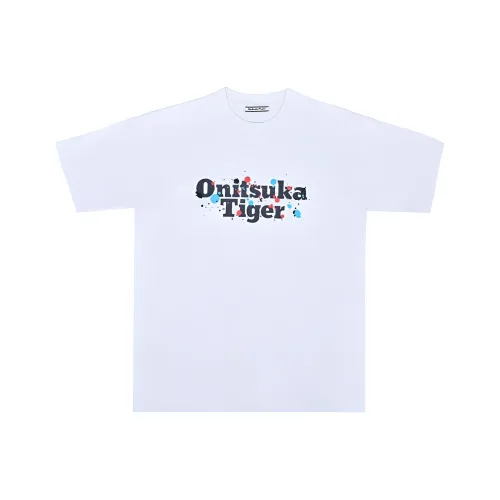 Onitsuka Tiger Белая Унисекс Футболка