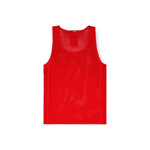 DIESEL Savage x Fenty Collaboration Red Men's Tank Tops