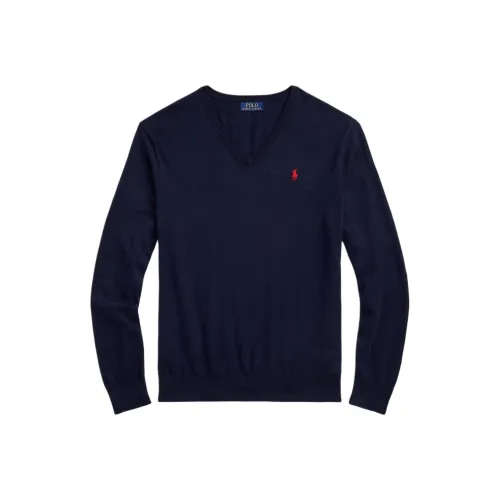 Polo Ralph Lauren Трикотаж Стандартный Мужской Темно-Синий