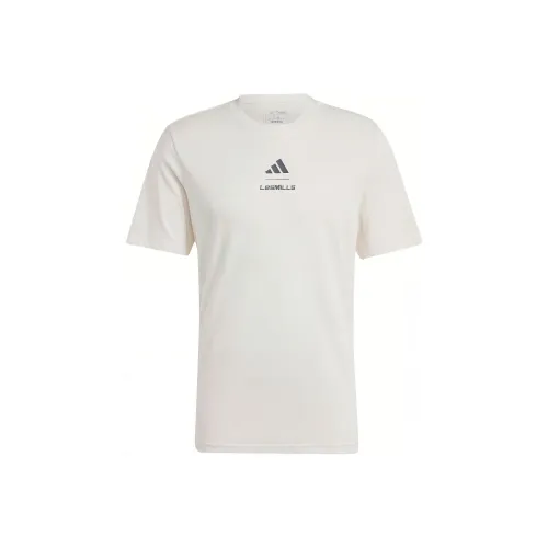 Adidas LES MILLS T-Shirt Мужской Розовый Белый