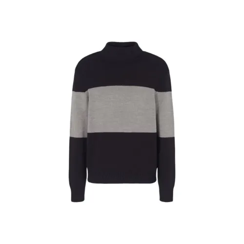 ARMANI EXCHANGEAE FW24 Трикотаж Мужской Глубокое море Синий FLOATING Древесный цвет