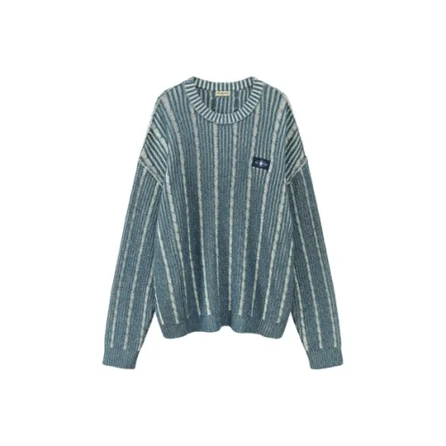 NO ONE ELSE Трикотаж Унисекс Серый Синий