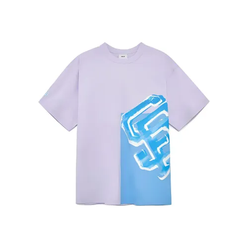 Футболка MLB Base Logo T унисекс светлый фиолетовый