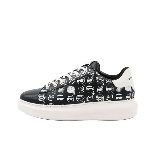 KARL LAGERFELD Низкий топ Повседневная обувь Мужской Черный