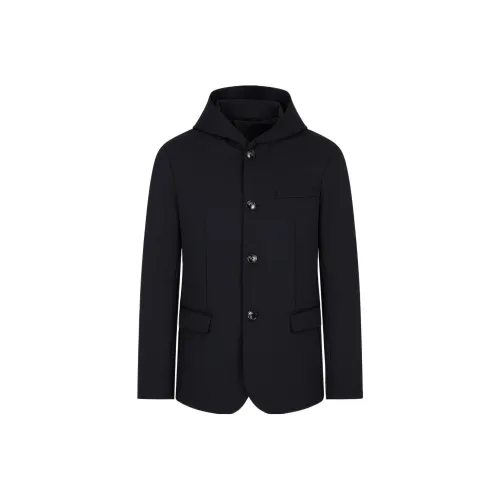 EMPORIO ARMANI Морской Синий Мужские Куртки