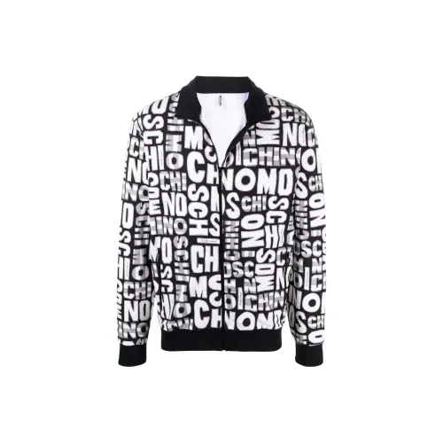 MOSCHINO Мужские черные куртки