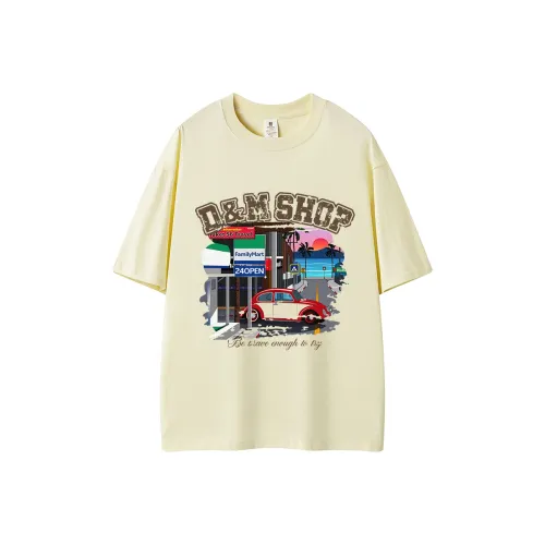 D&W Абрикос Унисекс T Рубашки