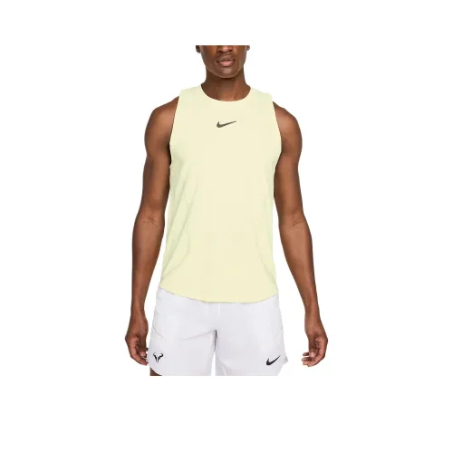 nike Court Slam Майка Мужская Ярко-Зеленая Средне-Серая