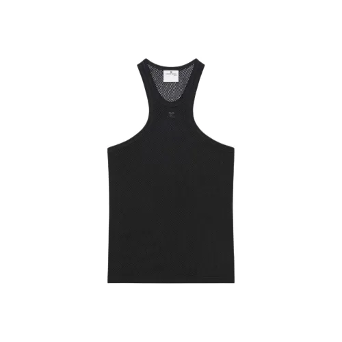 COURREGES SS25 Топ Мужской Черный Черный