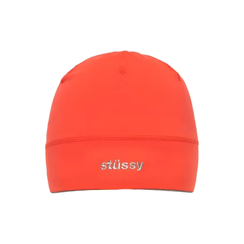 Stussy Полиэстер Шапочки для плавания Унисекс Оранжевый Хаки Черный