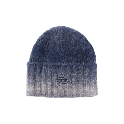 DIESEL Нейлон Альпака Шапки-бини Мужской Синий