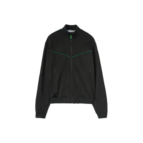 Off Белый Черный Мужские Куртки