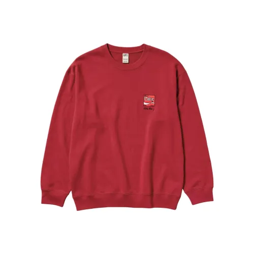 UNIQLO Keith Haring x COCA COLA Коллаборация Красный Унисекс Свитшоты
