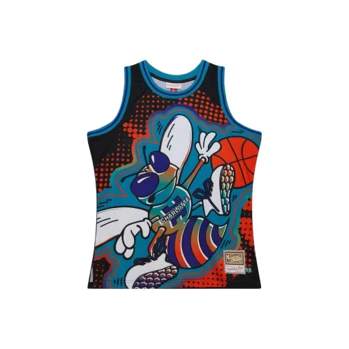 NBA x MITCHELL NESS Charlotte Hornets Майка Мужская Черная