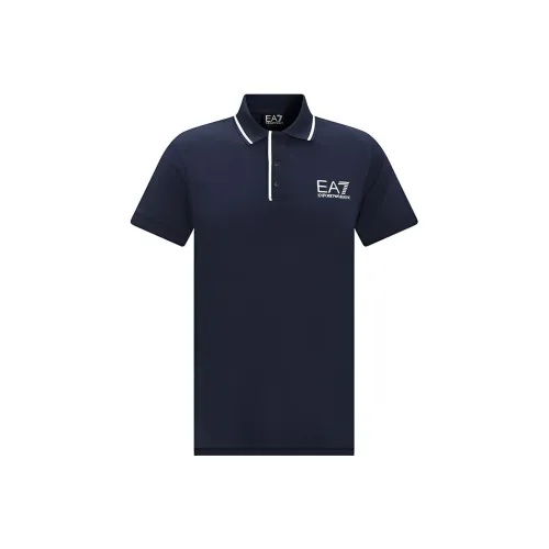 EMPORIO ARMANI EA7 Поло Мужское Темно-синий