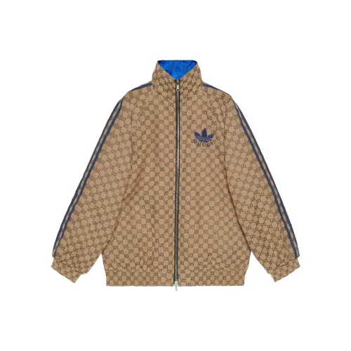 GUCCI X ADIDAS Originals SS23 Куртки и пальто Мужской Коричневый