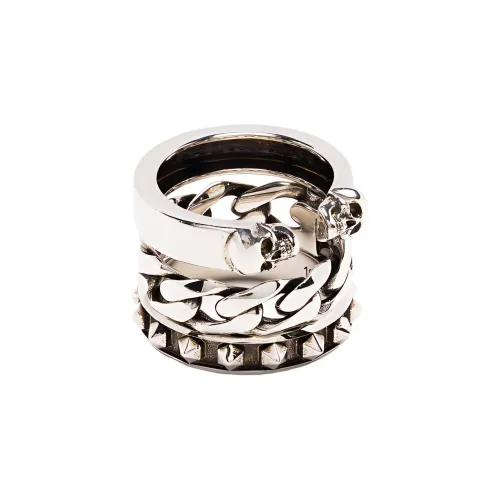 Alexander McQueen Латунь Кольца Серебро Мужской