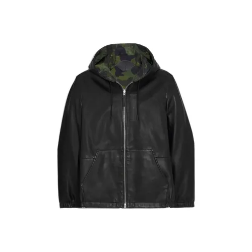 COACH Мужские черные куртки