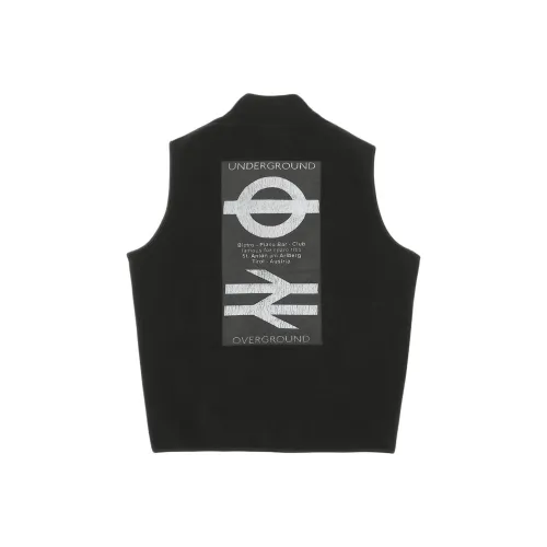 BEAMS FW24 ESSAY Rave Майка Мужская Черная